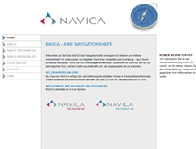 Tablet Screenshot of navica.ch